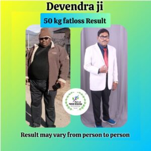 Name :- Devenndra sir Background :- Rtrd. SBI cheaf manager  Age 66 Lost :- 50kgs fat  Medicine reversed :- BP,Diabities,Acidity,cholestrol